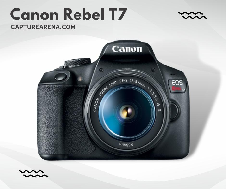 Canon Rebel T7 Front View