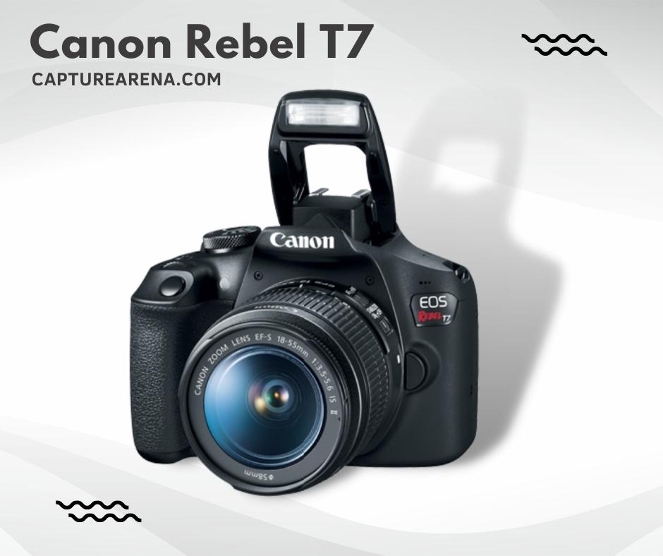 Canon Rebel T7 With Flash