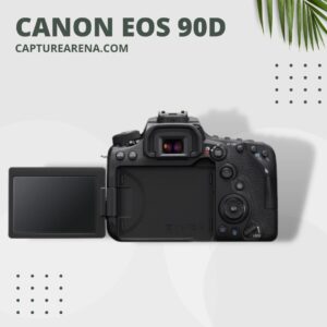 Canon EOS 90D Back View with Flip Screen