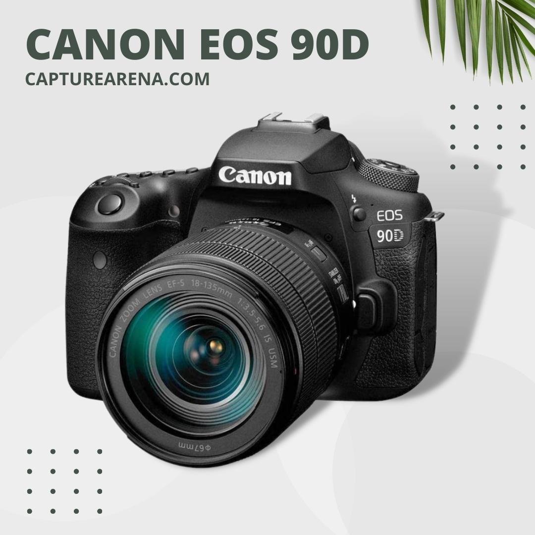Canon EOS 90D Front with Lens