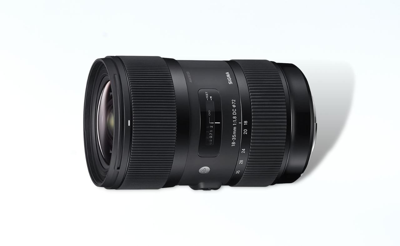 Sigma 18-35mm f1.8 DC HSM Art Lens