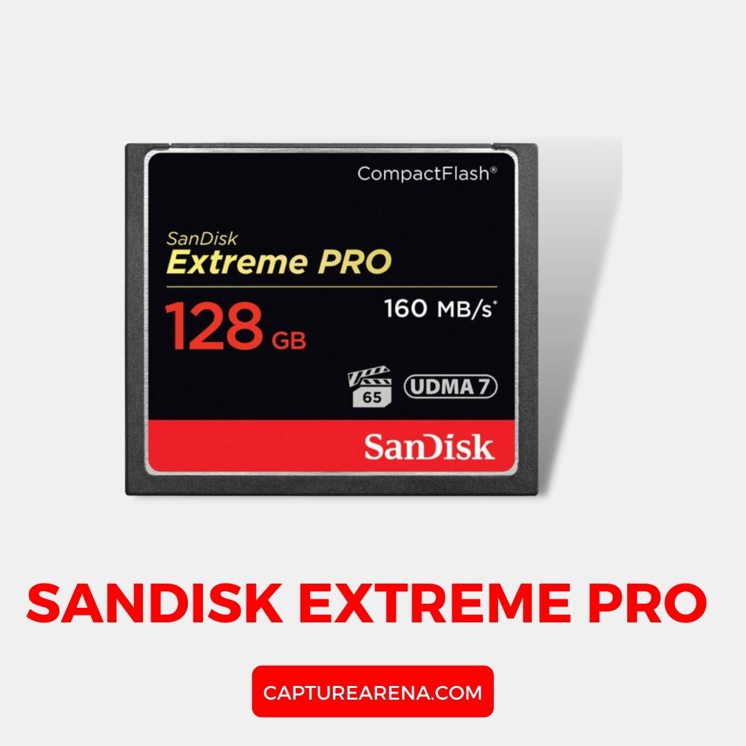 SanDisk 128GB Extreme Pro CompactFlash Memory Card (160MBs)