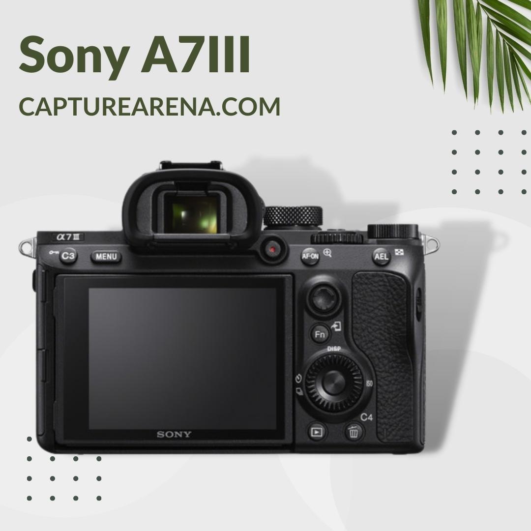 Sony A7III Back - Product Image