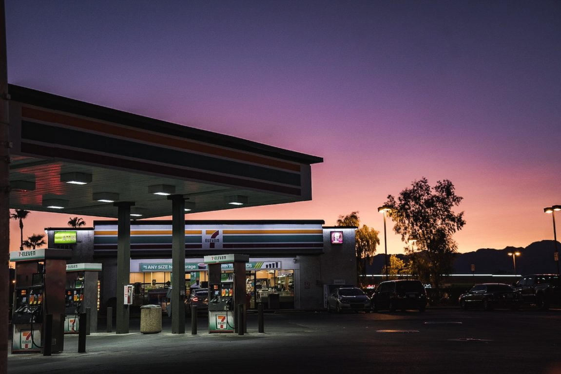 7 Eleven Store Photo During Sunset