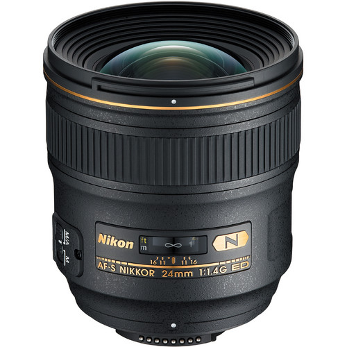 Nikon AF-S NIKKOR 24mm f1.4G ED Lens 